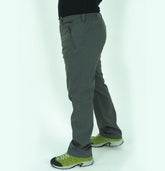 Mens Jack Wolfskin 5006151 Dark Steel Regular Fit Light Trekking Hiking Trousers